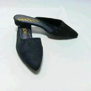Ccocci pointed toe slip on , backless  flats